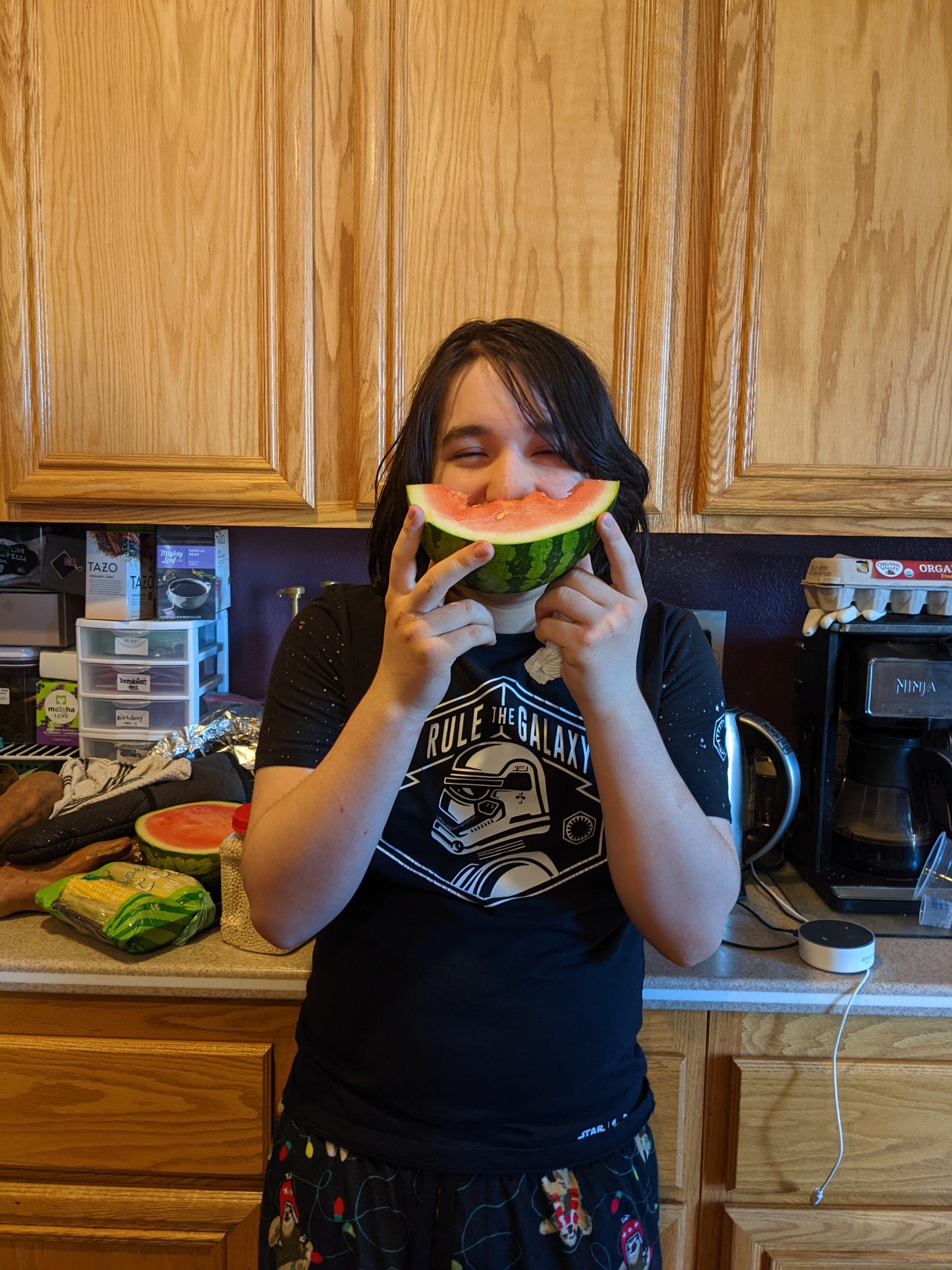 Watermelon smiles!